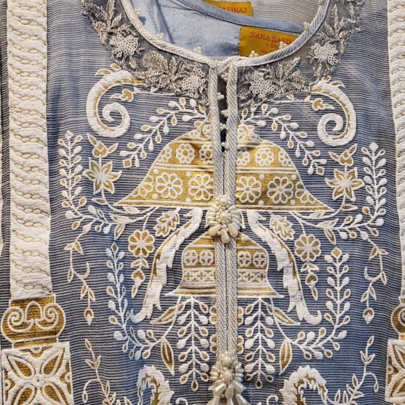 Sana Safinaz XS Long Shirt and Scarf - Picture 3 of 8